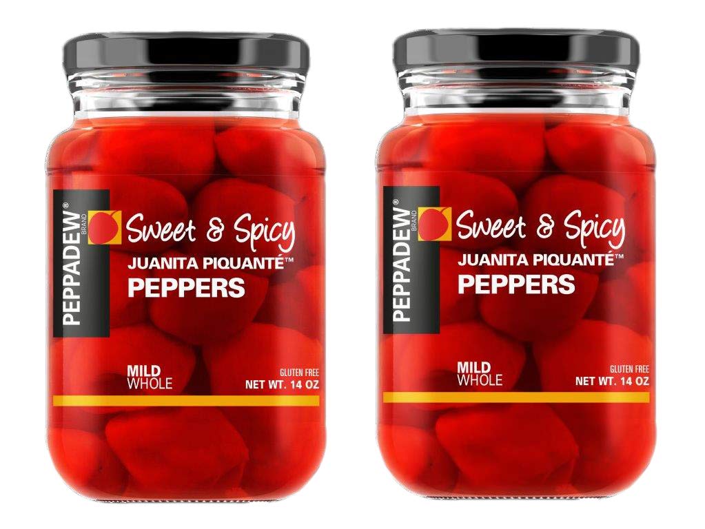 PEPPADEW vista frontal de los frascos pack 2 mostrando envase y etiqueta