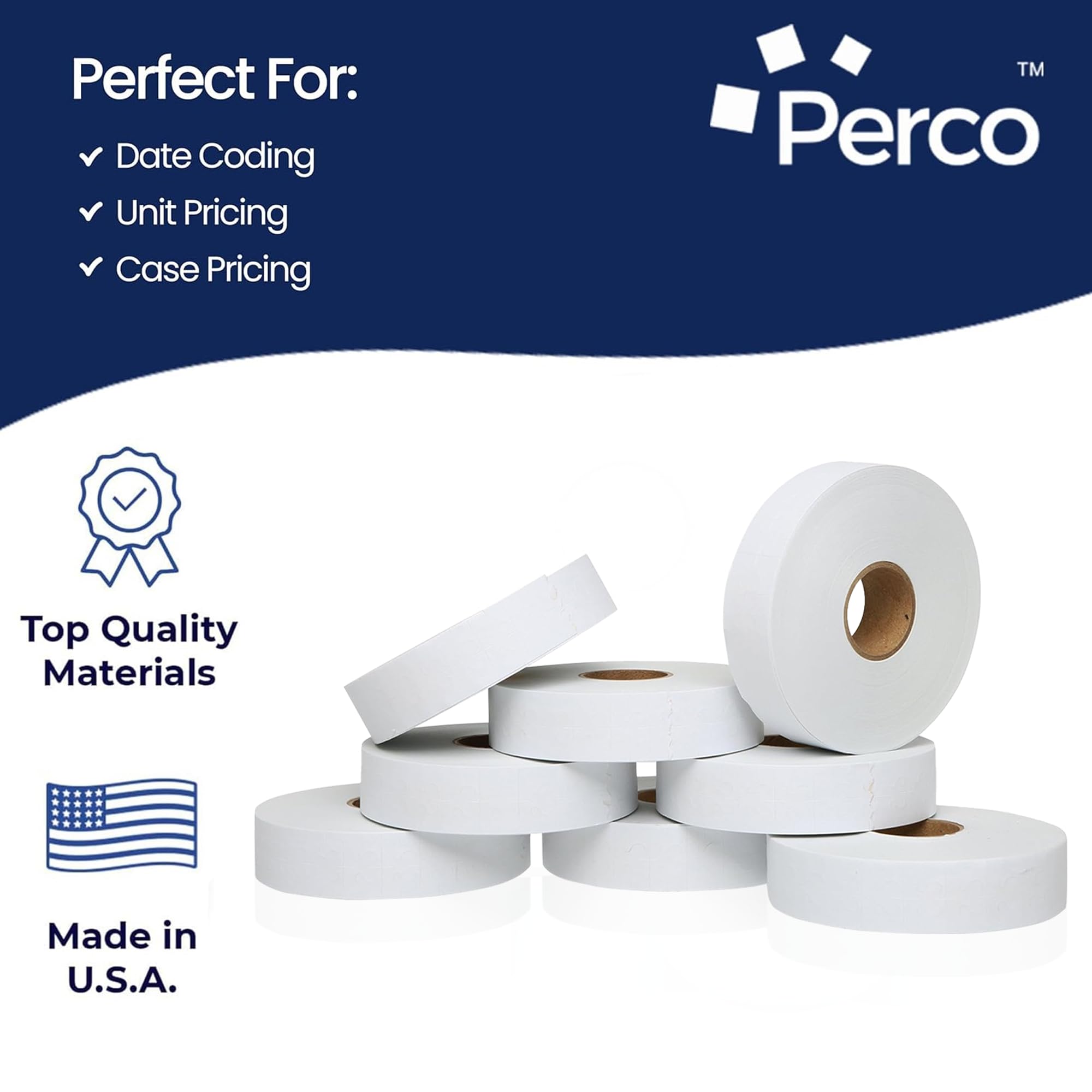 Perco etiqueta en pistola Monarch 1131 durante uso, aplica precios con rapidez