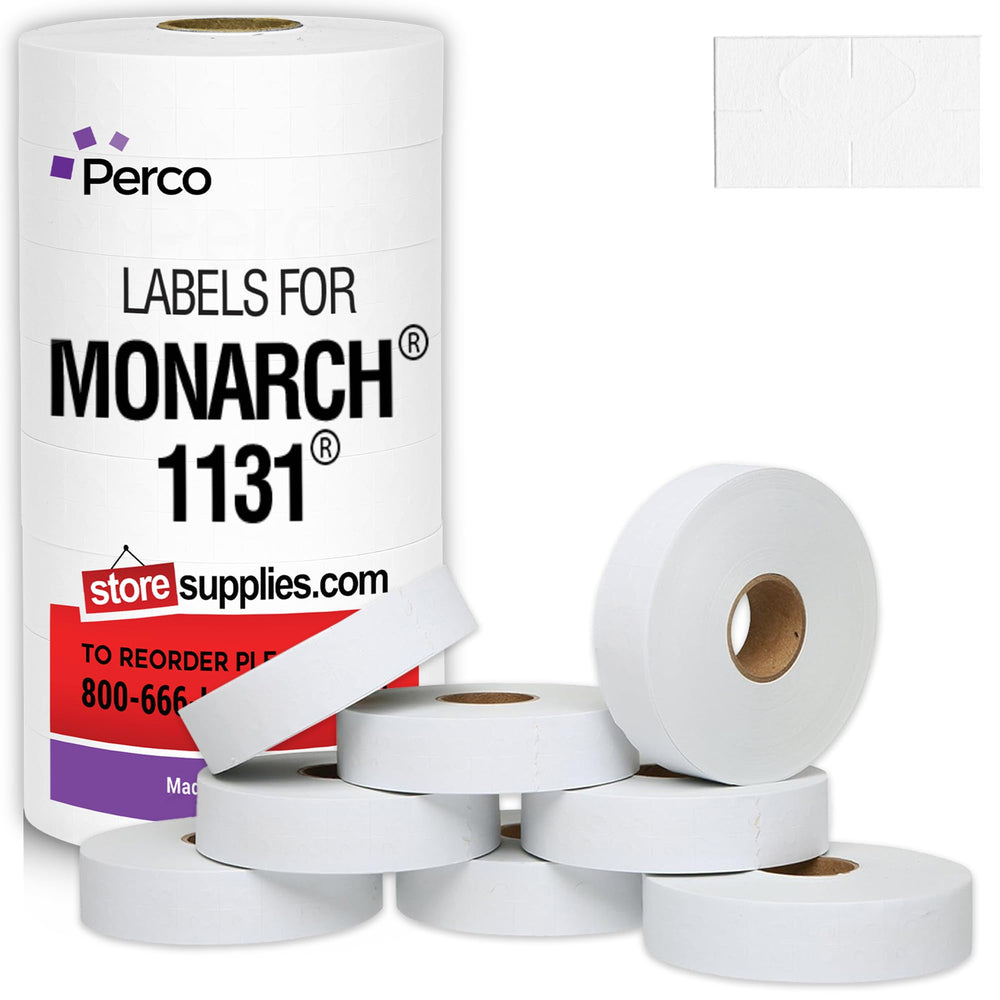 Perco paquete frontal con 8 rollos mostrando cantidad y marca, facilita reabastecimiento