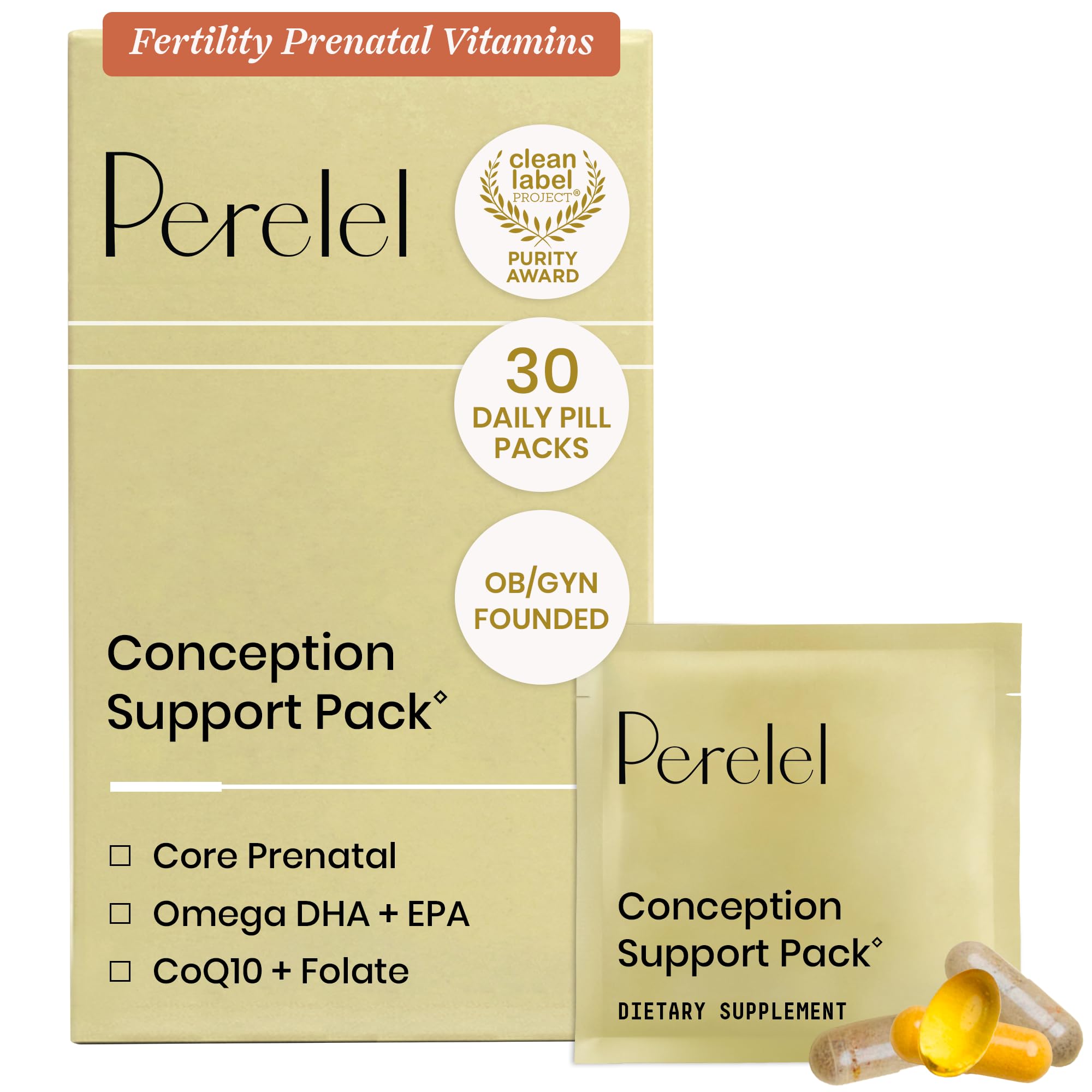 Perelel pack frontal mostrando el envase y conveniencia diaria