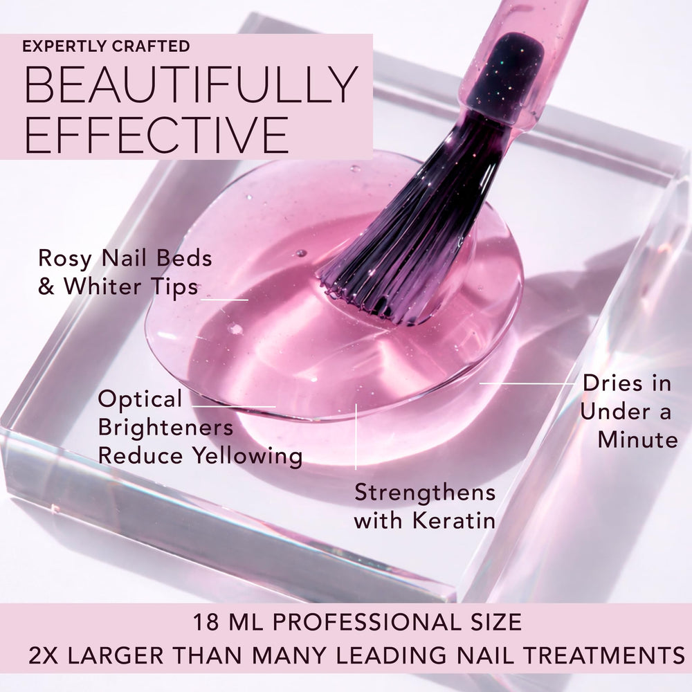 Perfect Formula producto en uso aplicándose sobre uñas para nutrición y brillo