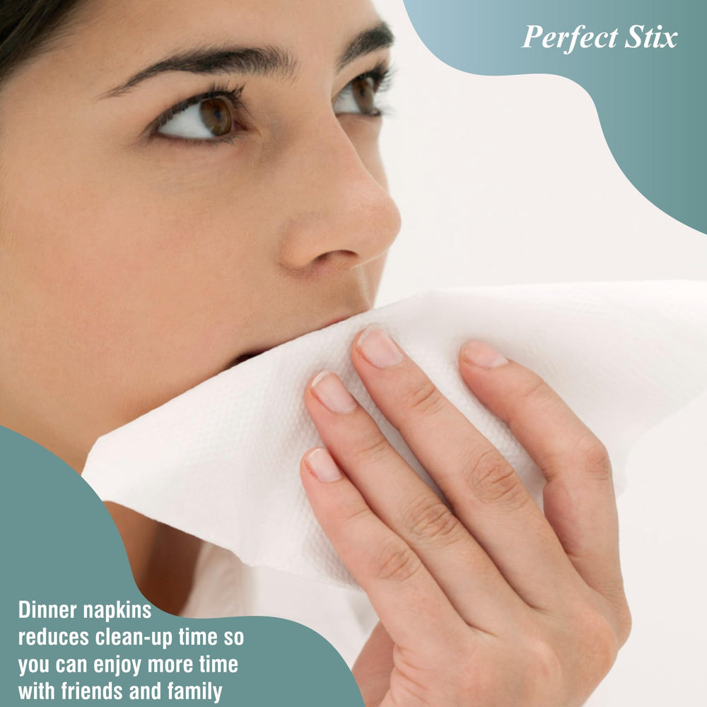 Perfect Stix empaque del pack de 300 servilletas listo para almacenamiento eficiente