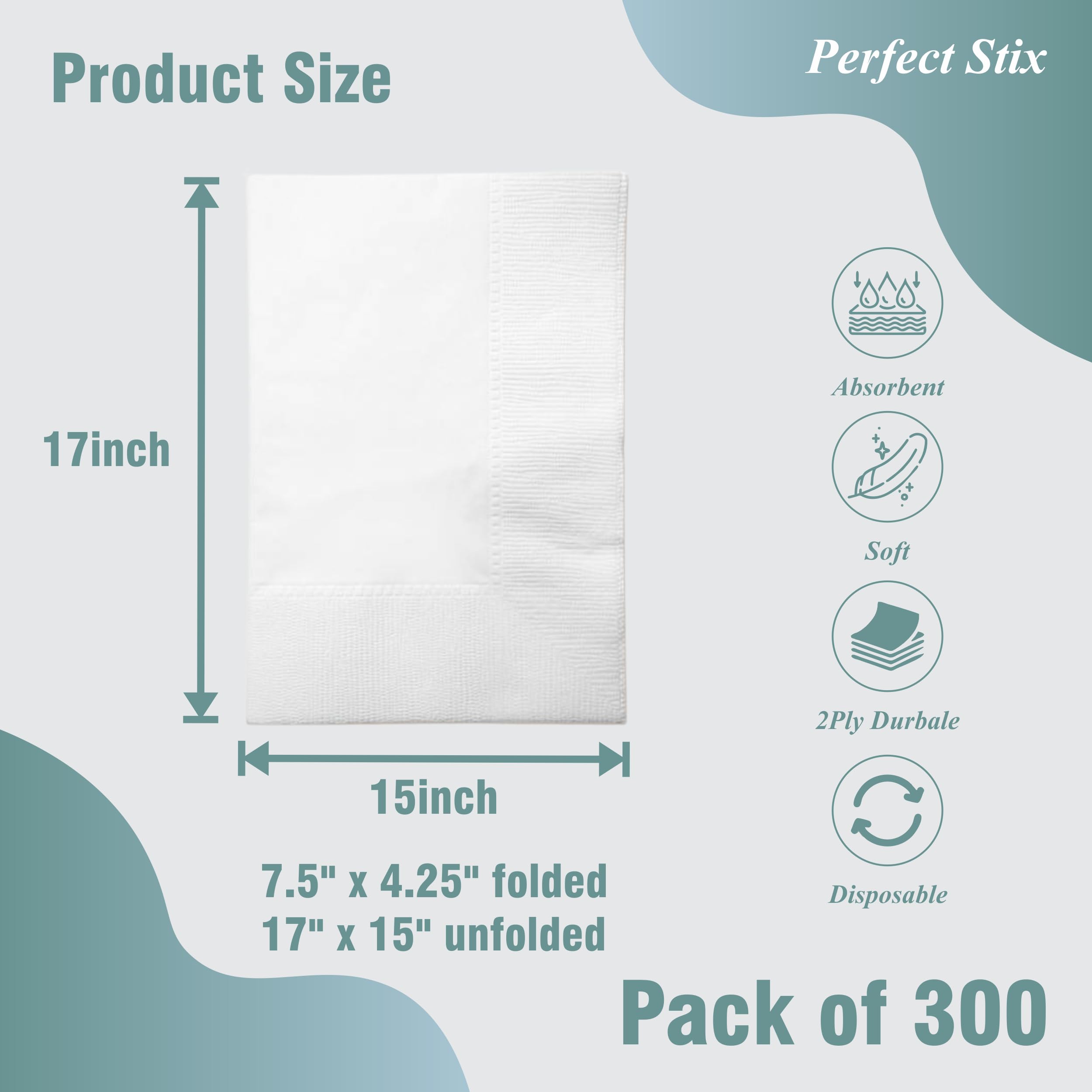 Perfect Stix detalle de la textura 2-ply que muestra resistencia y absorción mejorada