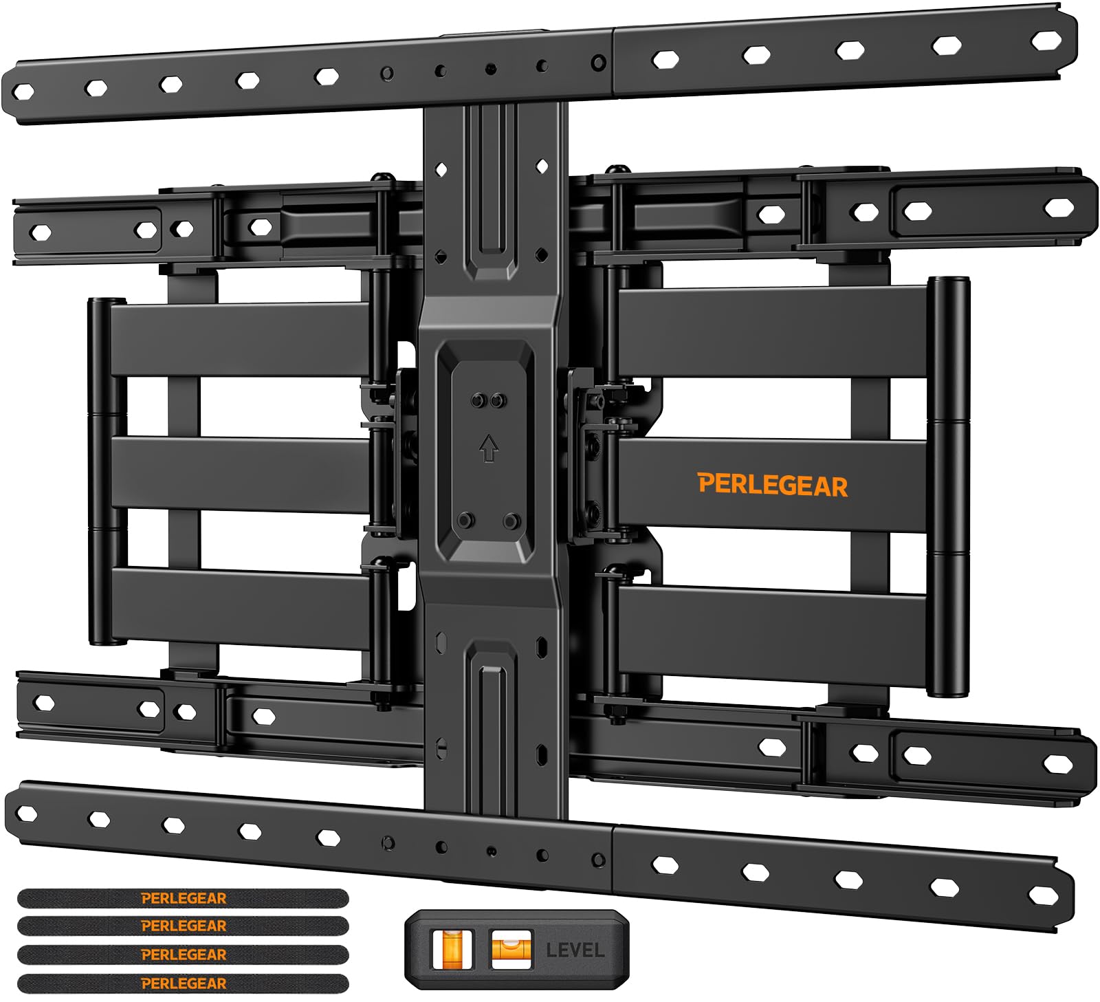 Perlegear vista frontal del soporte mostrando montaje y apariencia estética