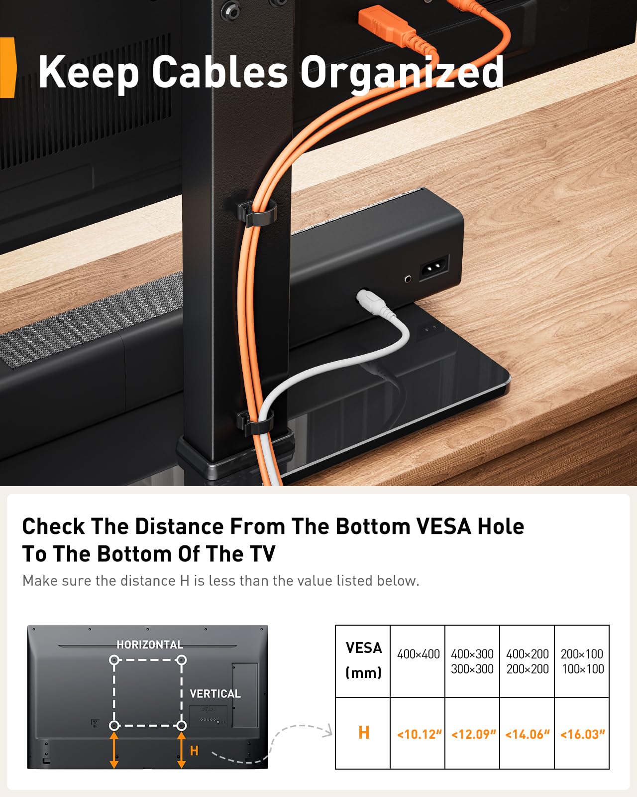 Perlegear vista lateral que ilustra inclinación de hasta 8 grados