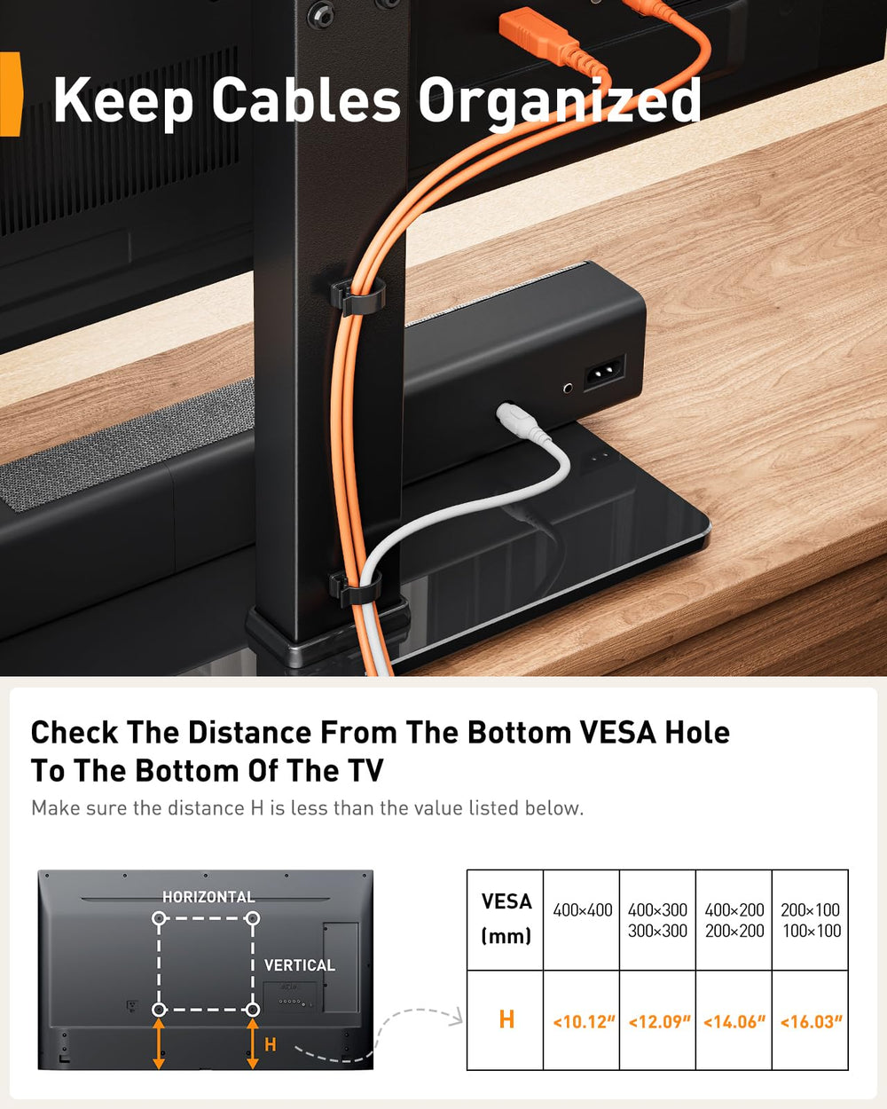 Perlegear vista lateral que ilustra inclinación de hasta 8 grados