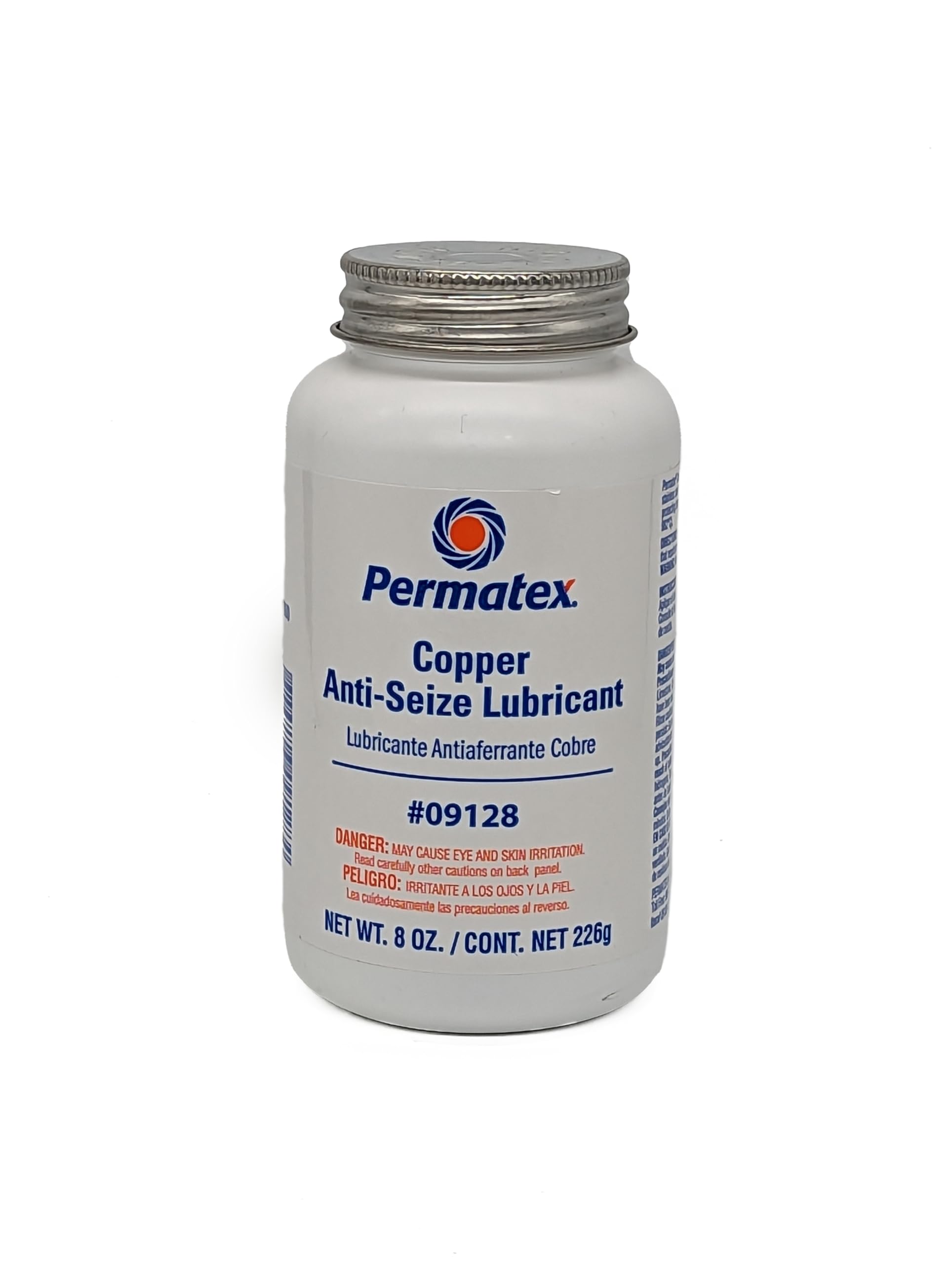 Permatex envase frontal mostrando etiqueta y tamaño, protección térmica