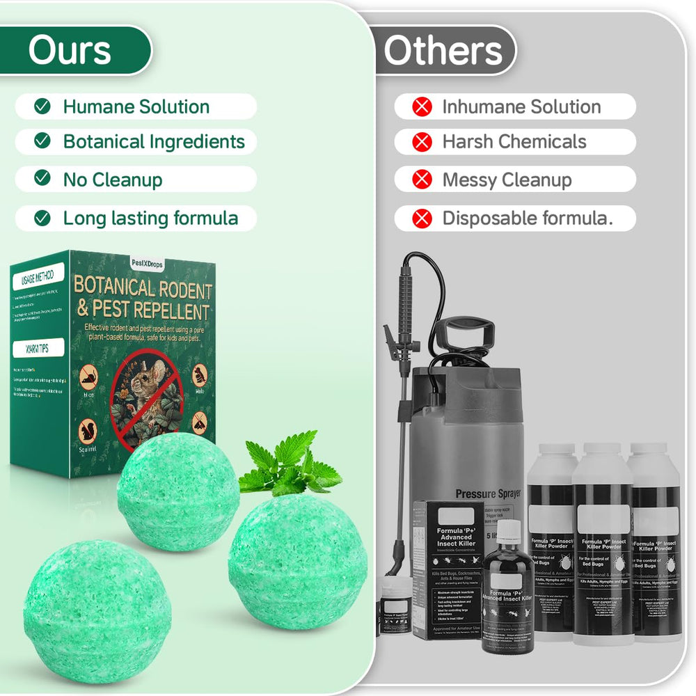 PestXDrops etiqueta con ingredientes naturales y duración estimada