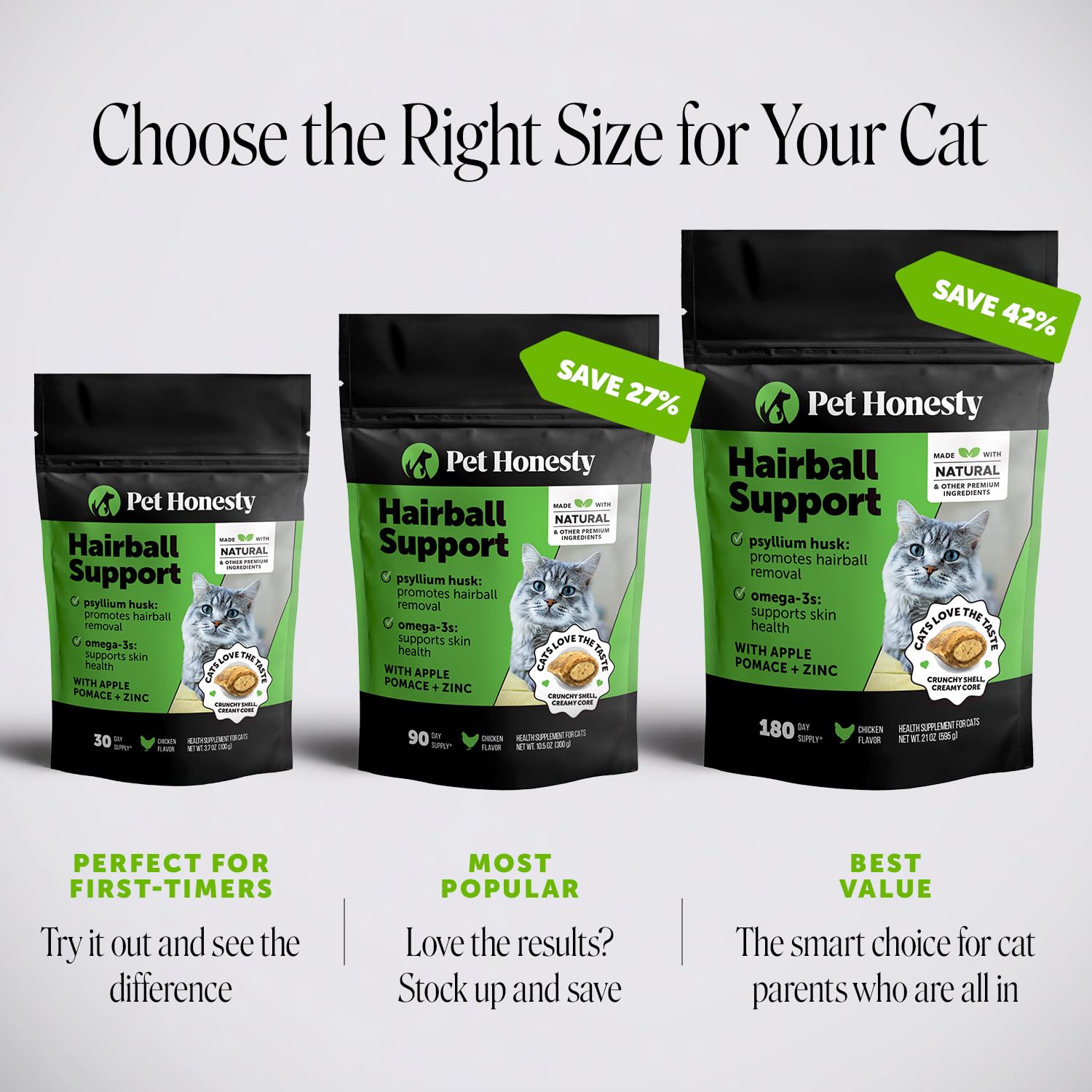 Pet Honesty etiqueta nutricional clara con información de uso y garantías