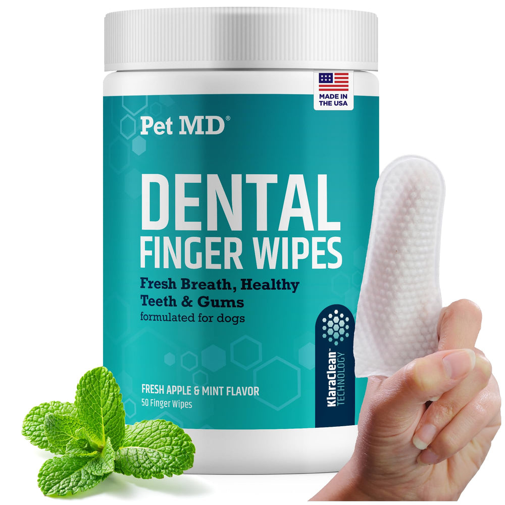 Pet MD empaque delantero mostrando 50 unidades y beneficios visibles