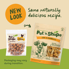 Pet 'n Shape primer plano de la textura que resalta pollo y arroz integral