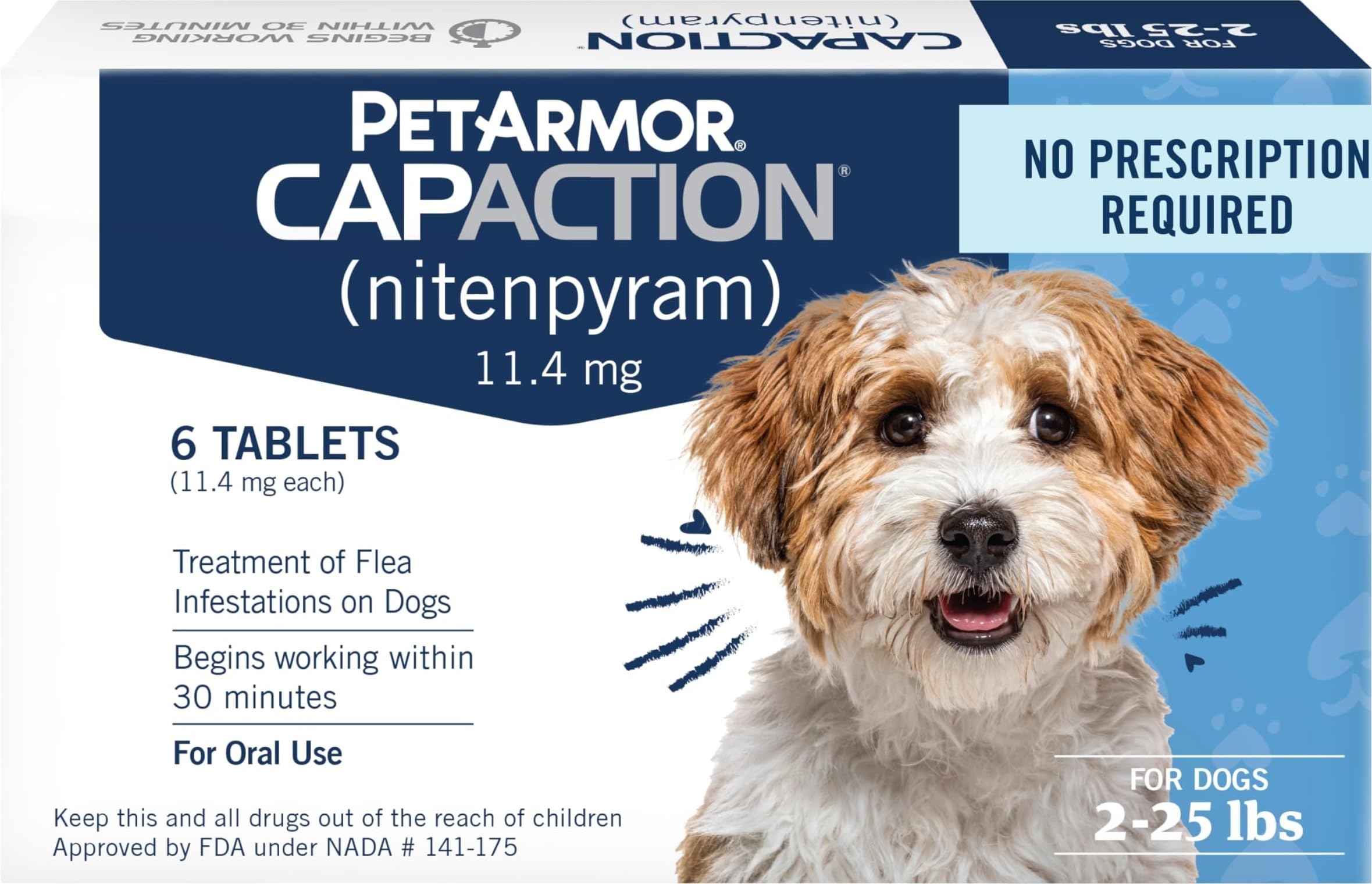 PetArmor CAPACTION empaque frontal mostrando dosis y uso rápido
