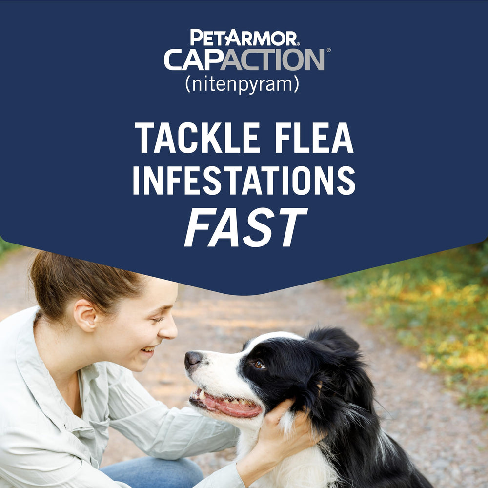 PetArmor CAPACTION comparación de tamaño de la tableta para dosis