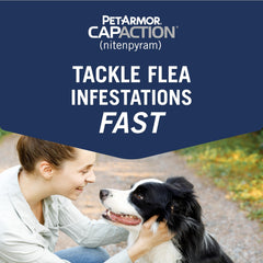 PetArmor CAPACTION comparación de tamaño de la tableta para dosis