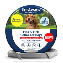 PetArmor empaque frontal mostrando protector de pulgas y garrapatas, claridad del producto