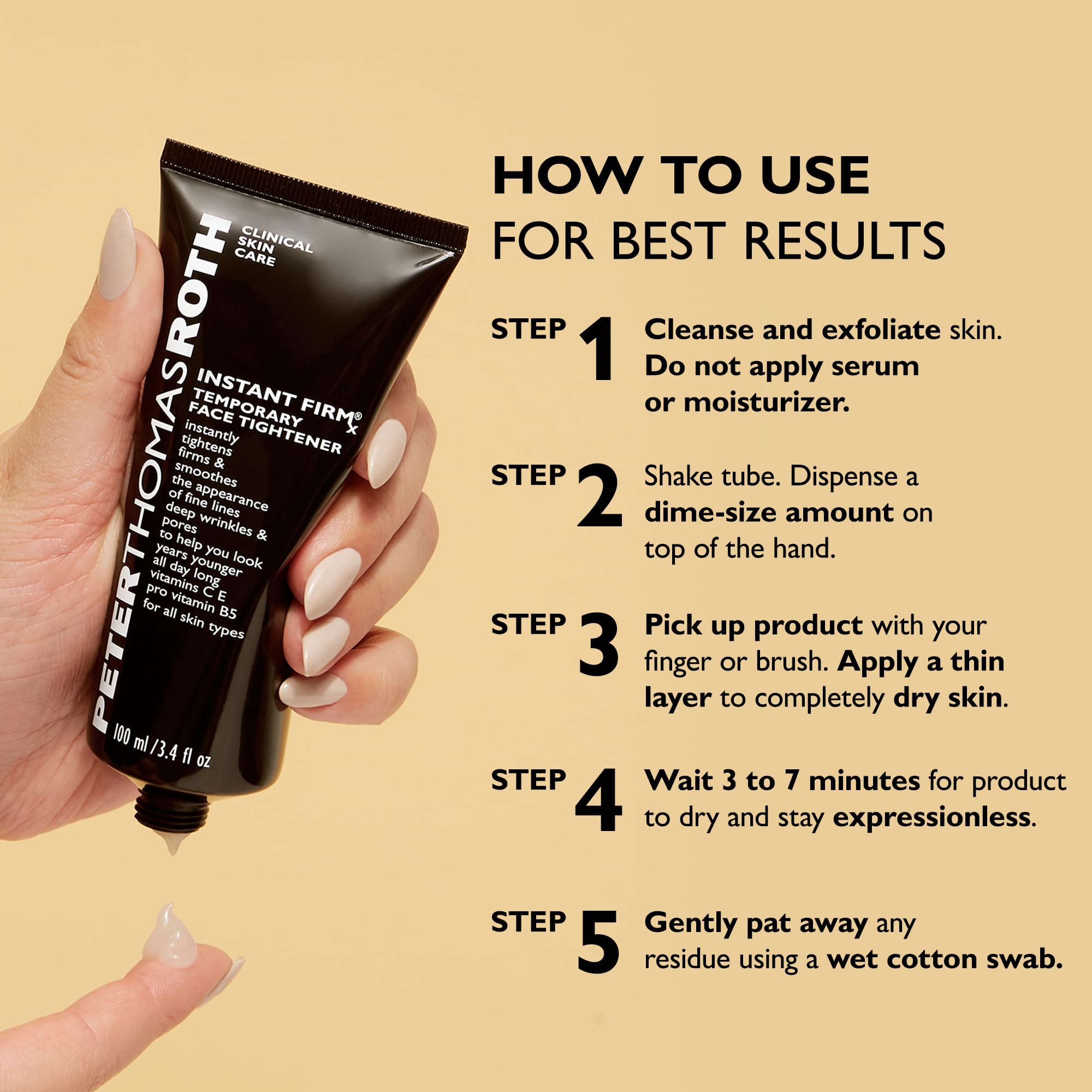 Peter Thomas Roth detalle del envase y su dosificador para uso controlado