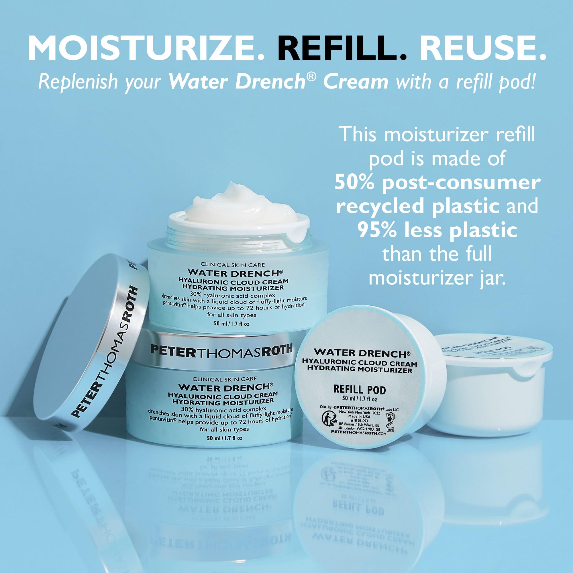 Peter Thomas Roth empaque minimalista que comunica calidad y limpieza