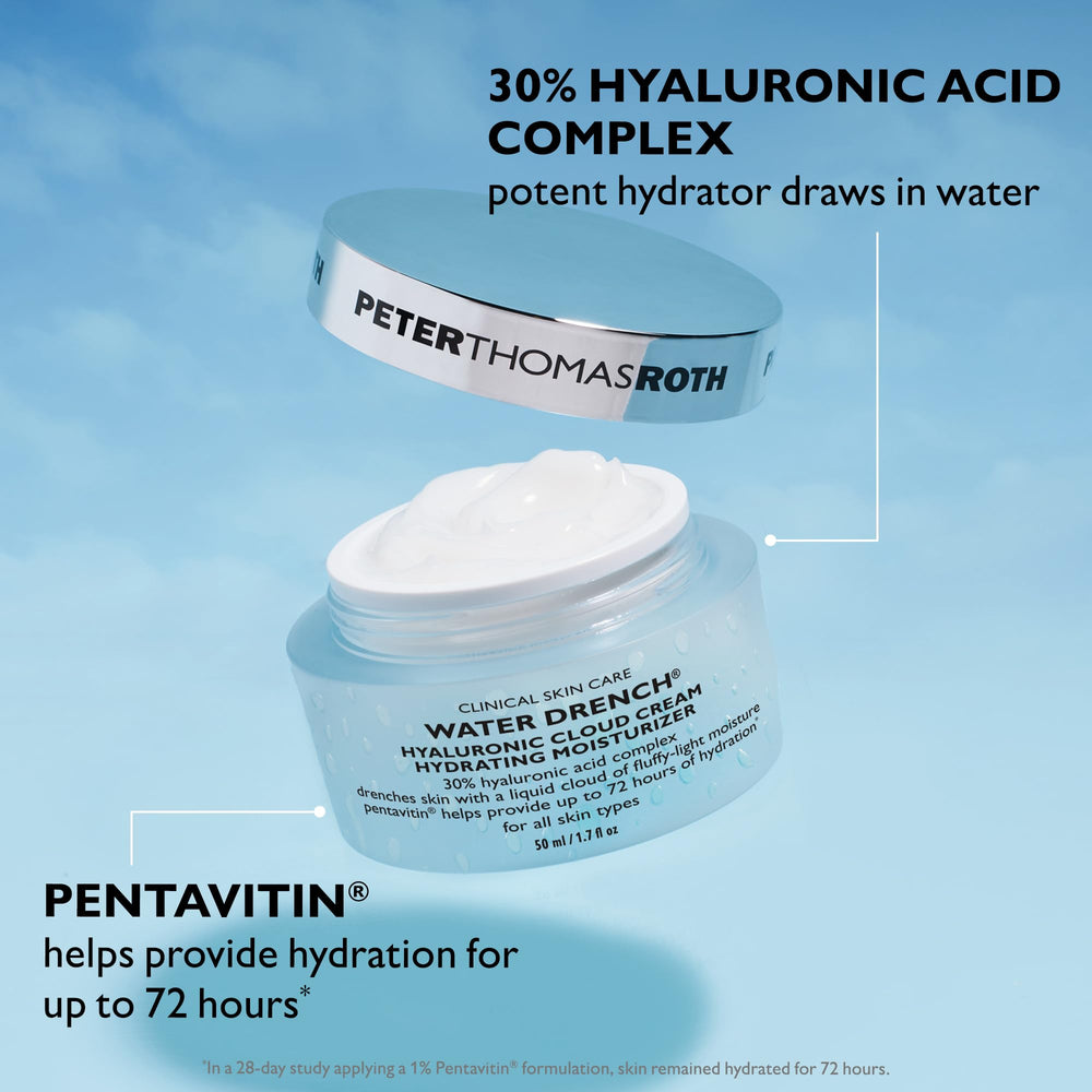 Peter Thomas Roth etiqueta de ingredientes destacando ácido hialurónico 30%