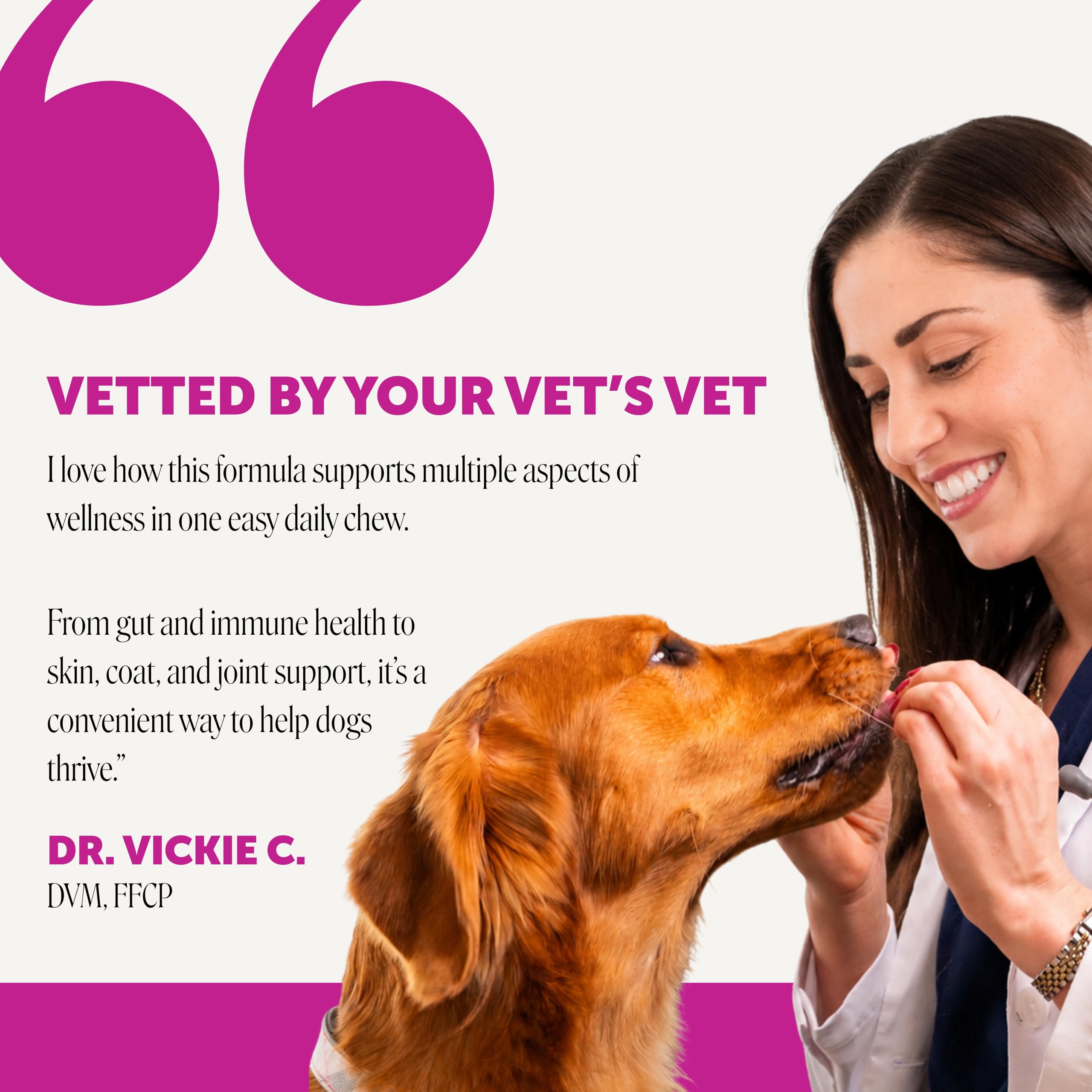 Pet Honesty etiqueta nutricional legible con vitaminas listadas