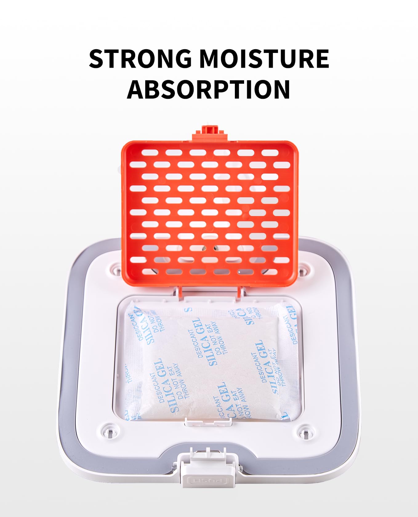 PETKIT detalle de la textura del material adsorbente y su eficacia