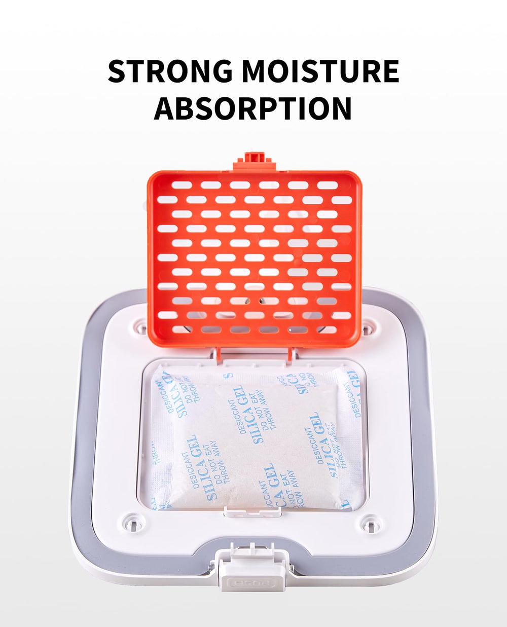 PETKIT detalle de la textura del material adsorbente y su eficacia
