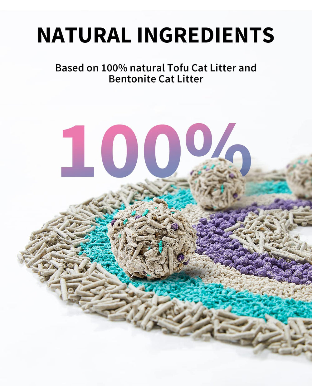 PETKIT etiqueta con información que asegura ingredientes naturales
