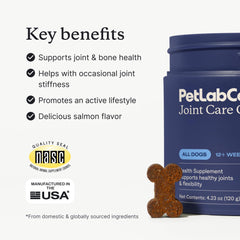 PetLab Co. masticable en mano para apreciar tamaño y suavidad