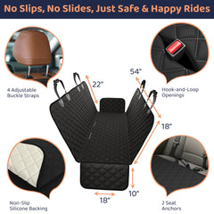 Petloox primeros planos de anclajes y hebillas que aseguran la funda al asiento