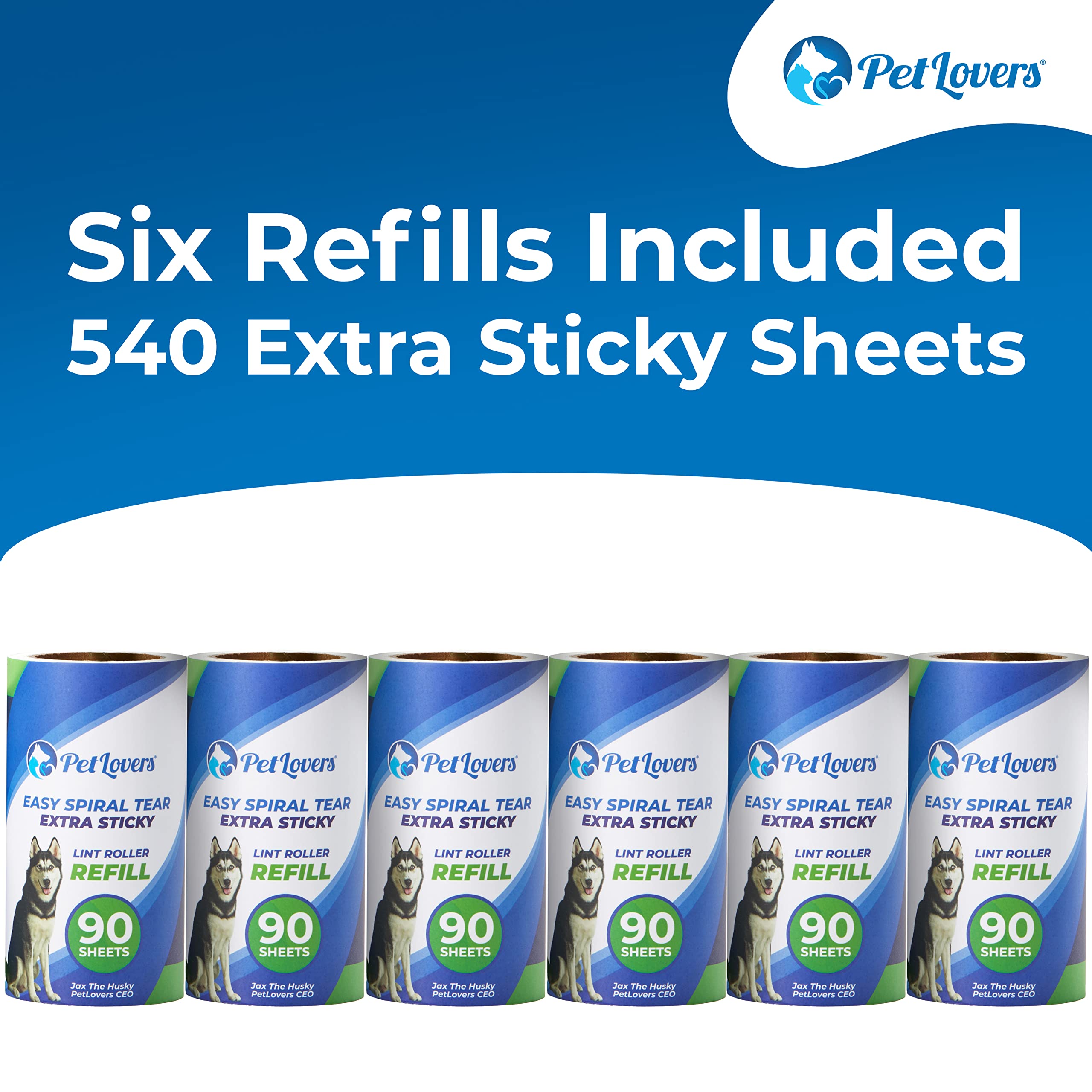 PetLovers 6 recambios en caja listos para almacenar