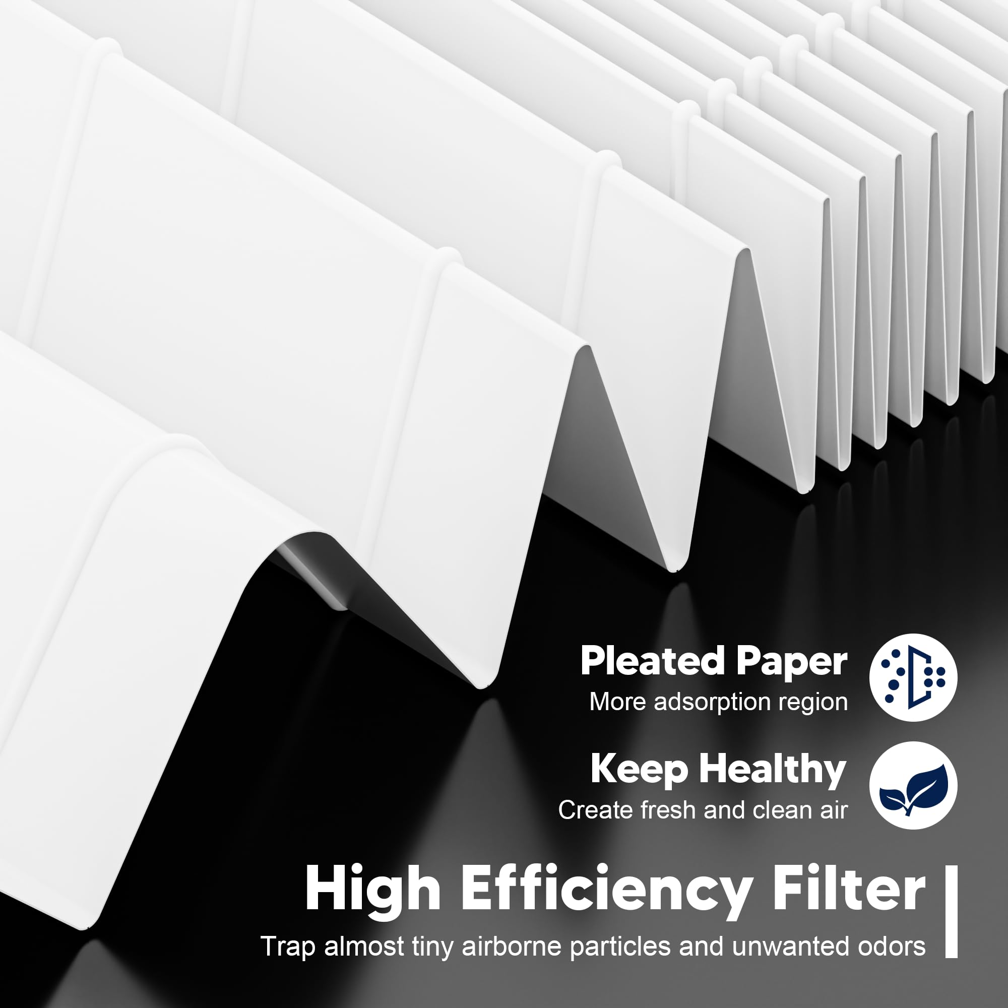 PETOX comparación de tamaño del filtro para visualizar encaje y cobertura