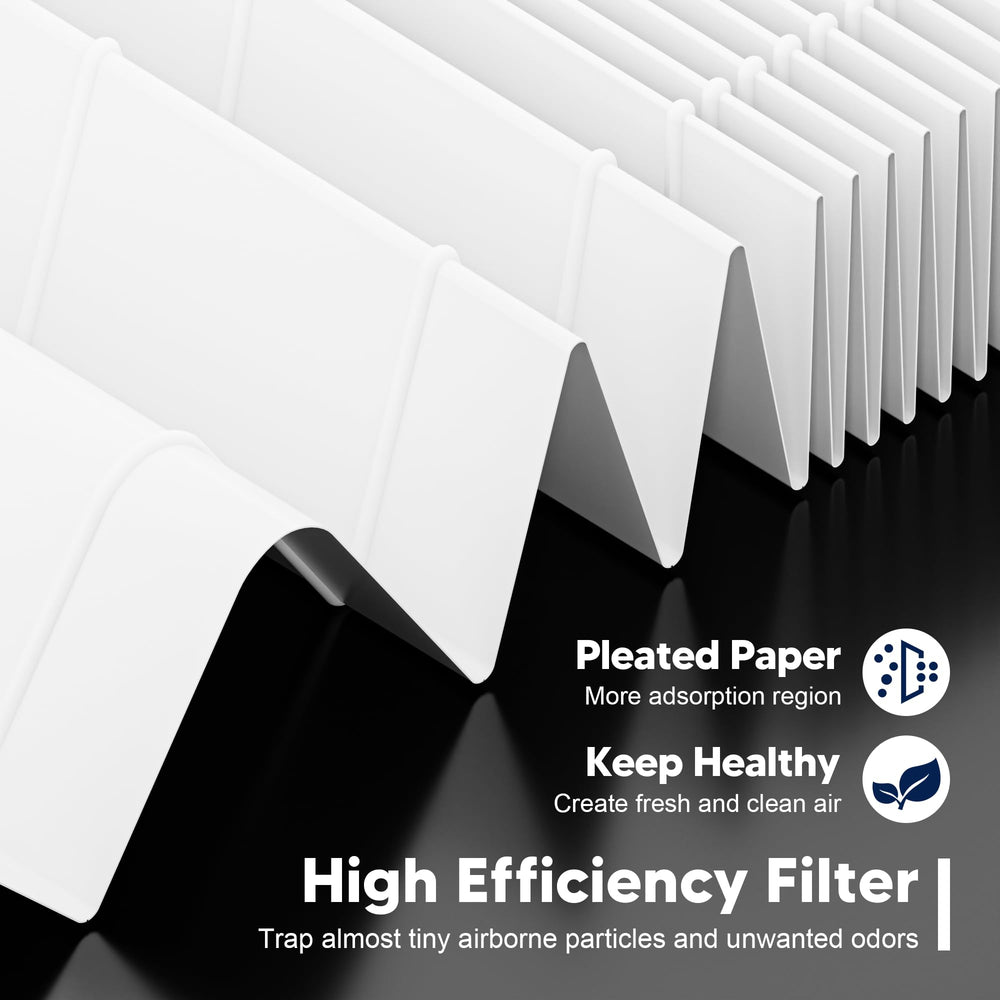 PETOX comparación de tamaño del filtro para visualizar encaje y cobertura