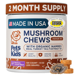 Pets Are Kids Too empaque frontal mostrando las chuches y beneficios