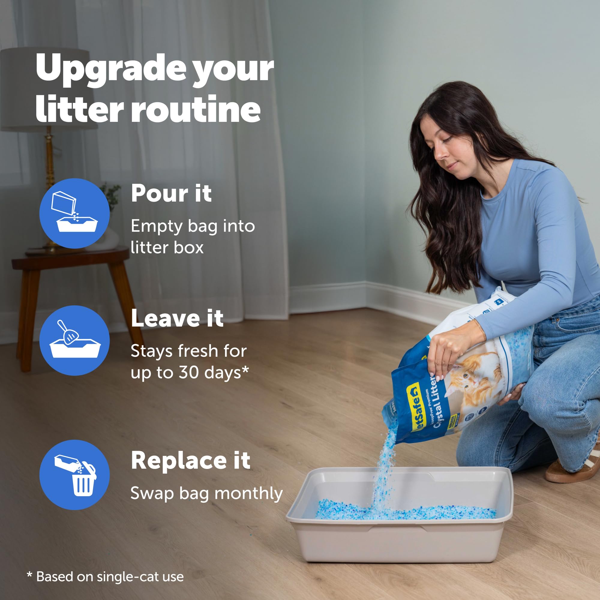 PetSafe bolsa resellable abierta facilita transporte y almacenamiento