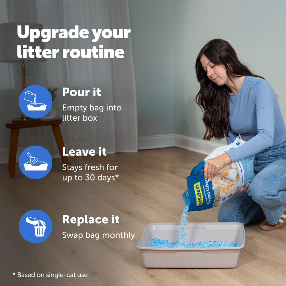 PetSafe bolsa resellable abierta facilita transporte y almacenamiento