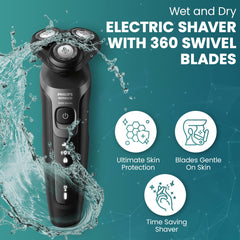 PHILIPS cabezal 5D en movimiento para seguir contornos y atrapar vello