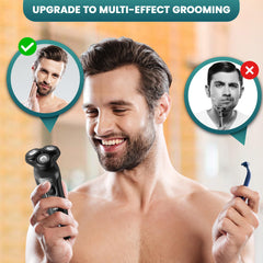 PHILIPS recortadora click-on para detalles precisos en bigote y patillas