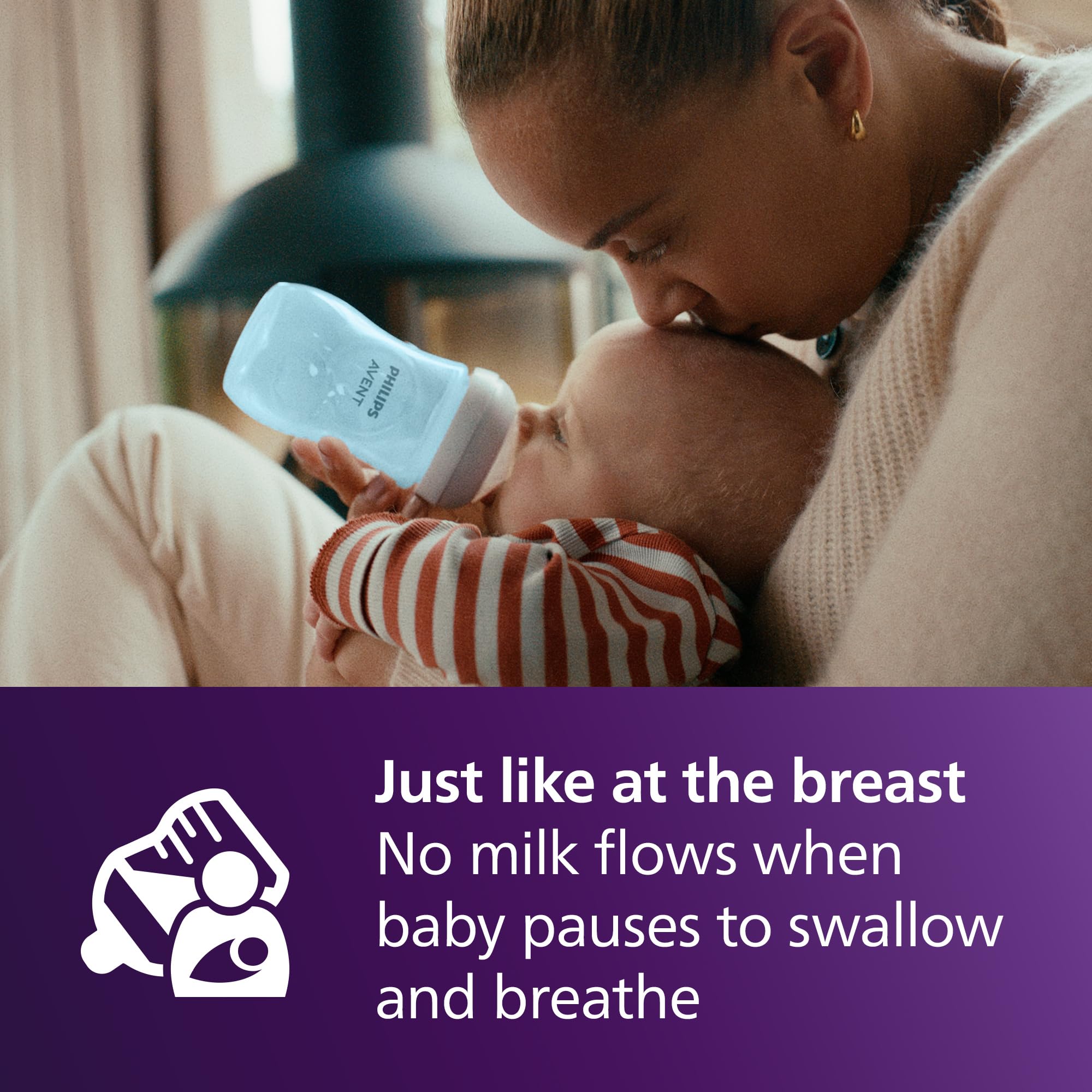 Philips Avent boca ancha para llenado seguro y limpieza eficiente