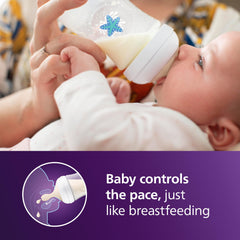 Philips Avent primer plano de tetina Natural que favorece agarre tipo pecho