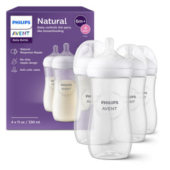 Philips Avent vista frontal pack de 4 biberones, confianza y cantidad