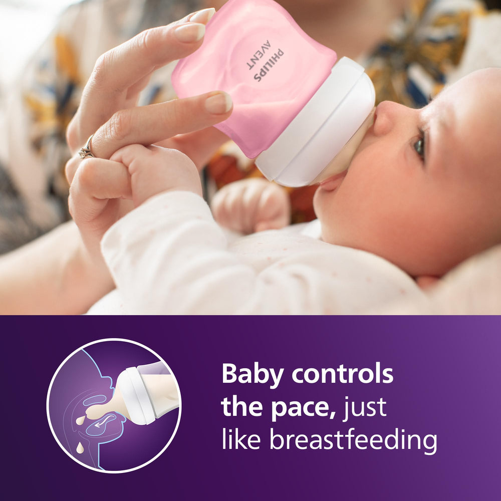Philips Avent detalle de tetina con cierre que imita el pecho para comodidad