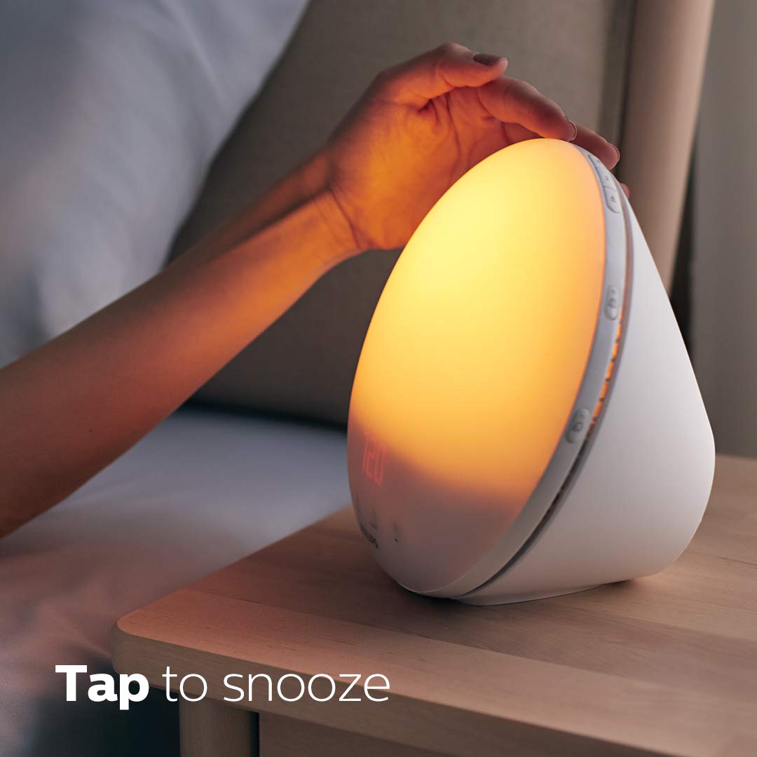 Philips SmartSleep demostración de diferentes tonos de luz coloreada, personalización de ambiente