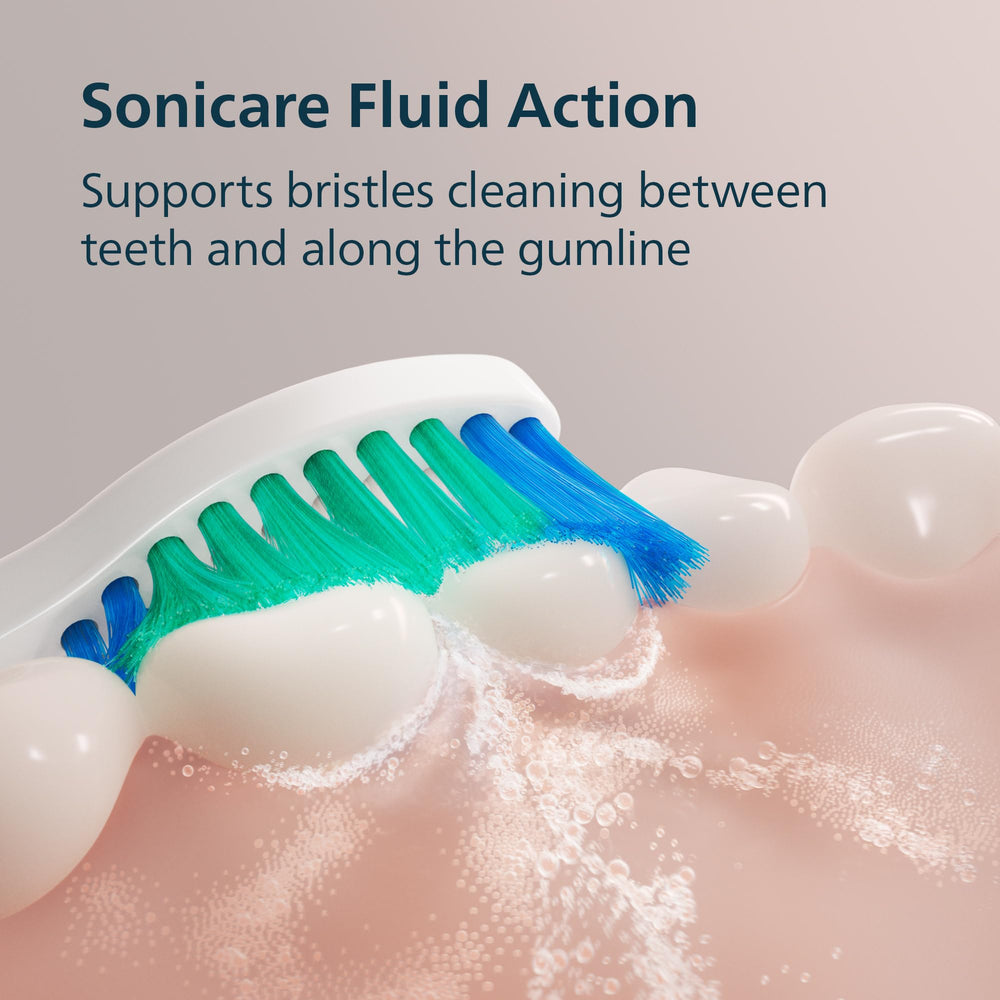 Philips Sonicare textura de cerdas close-up que protege encías y mejora limpieza