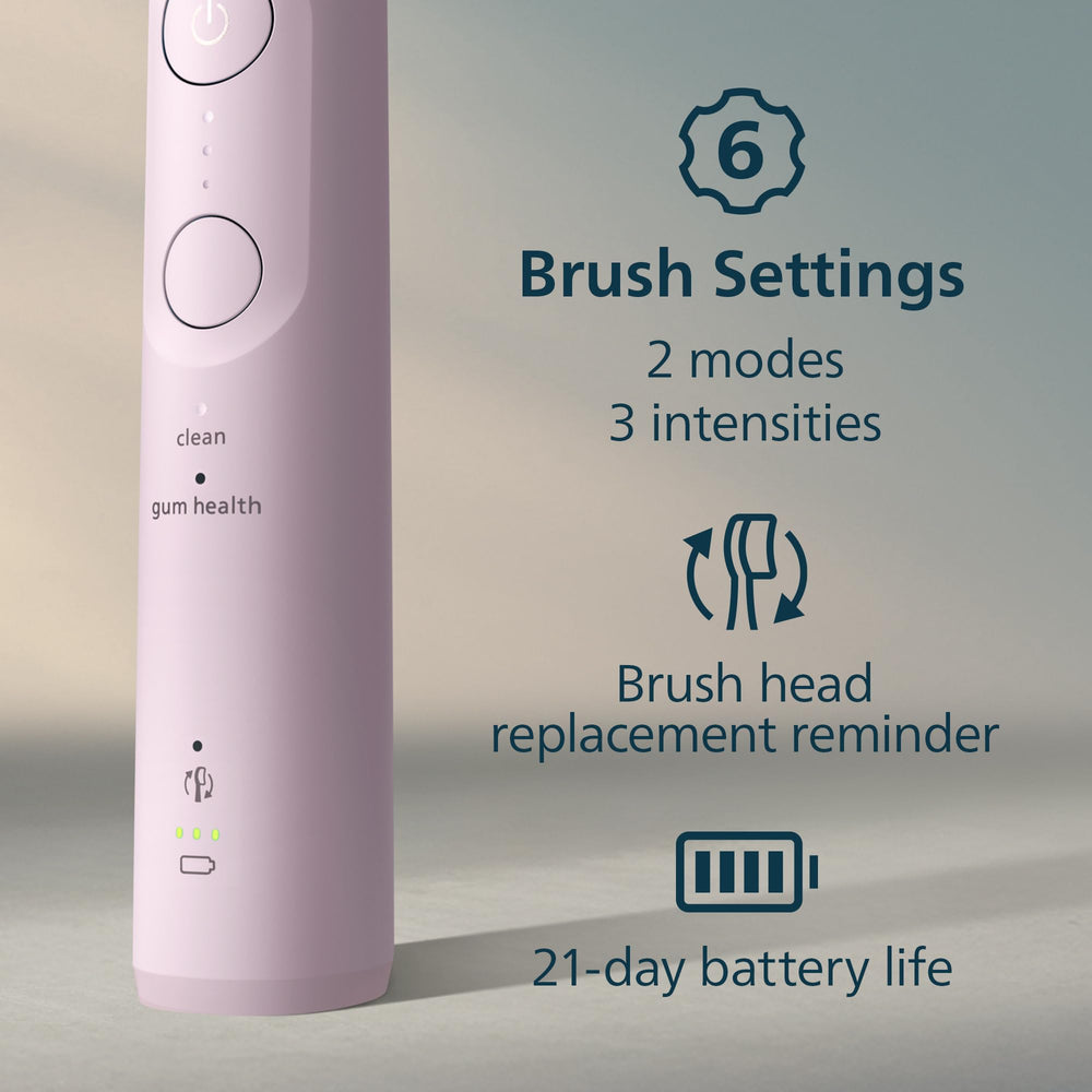 Philips Sonicare en uso en baño, experiencia de limpieza profesional rápida