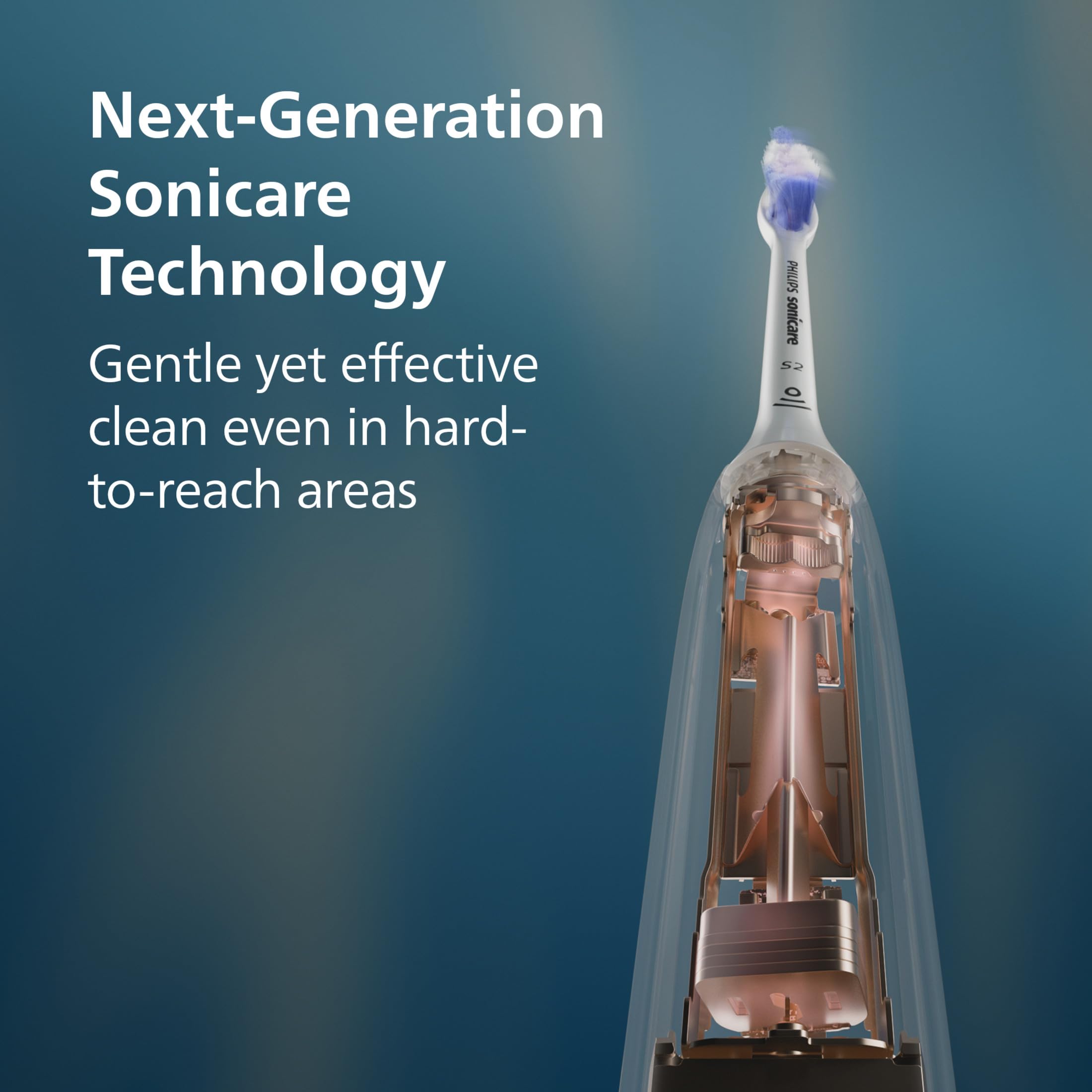 Philips Sonicare 6500 cabezal C3 primer plano para limpieza profunda
