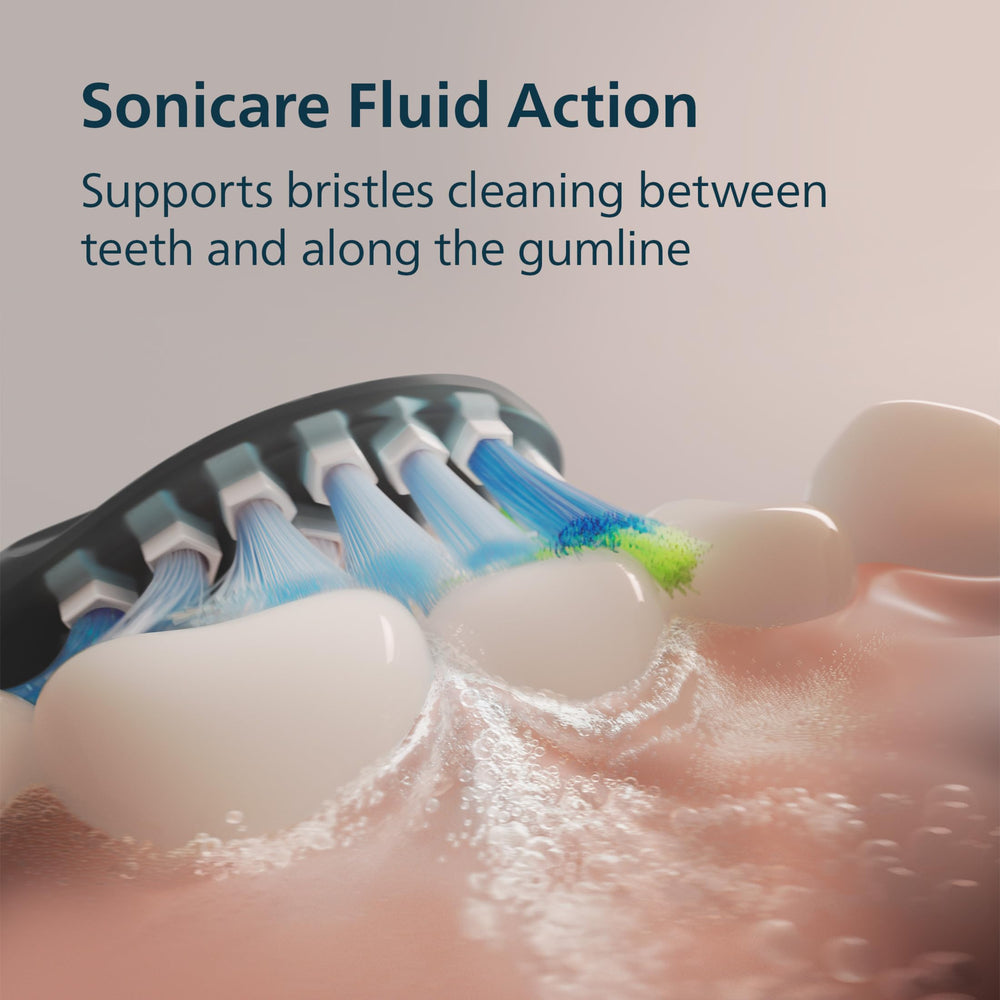 Philips Sonicare 6500 cabezal S2 Sensitive detalle de cerdas suaves para protección gingival