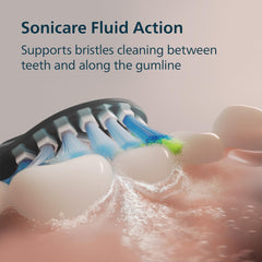 Philips Sonicare 6500 cabezal S2 Sensitive detalle de cerdas suaves para protección gingival