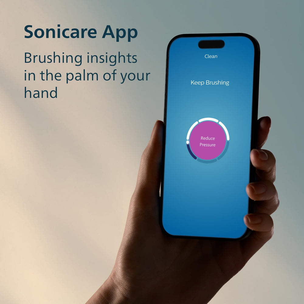 Philips Sonicare 6500 zoom en movimiento de cerdas para eficacia