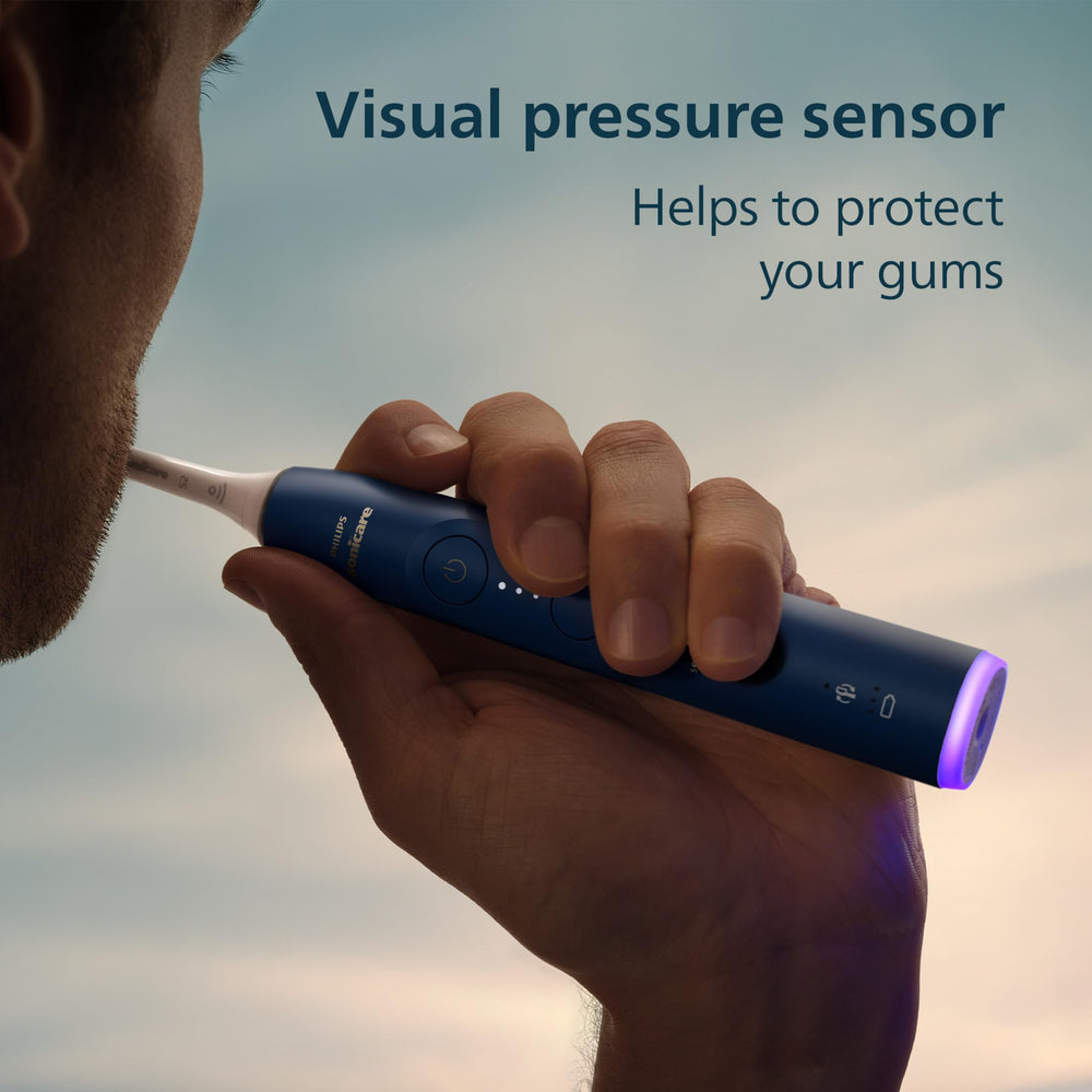 Philips Sonicare 6500 sensor de presión iluminado en la base que ayuda a proteger encías