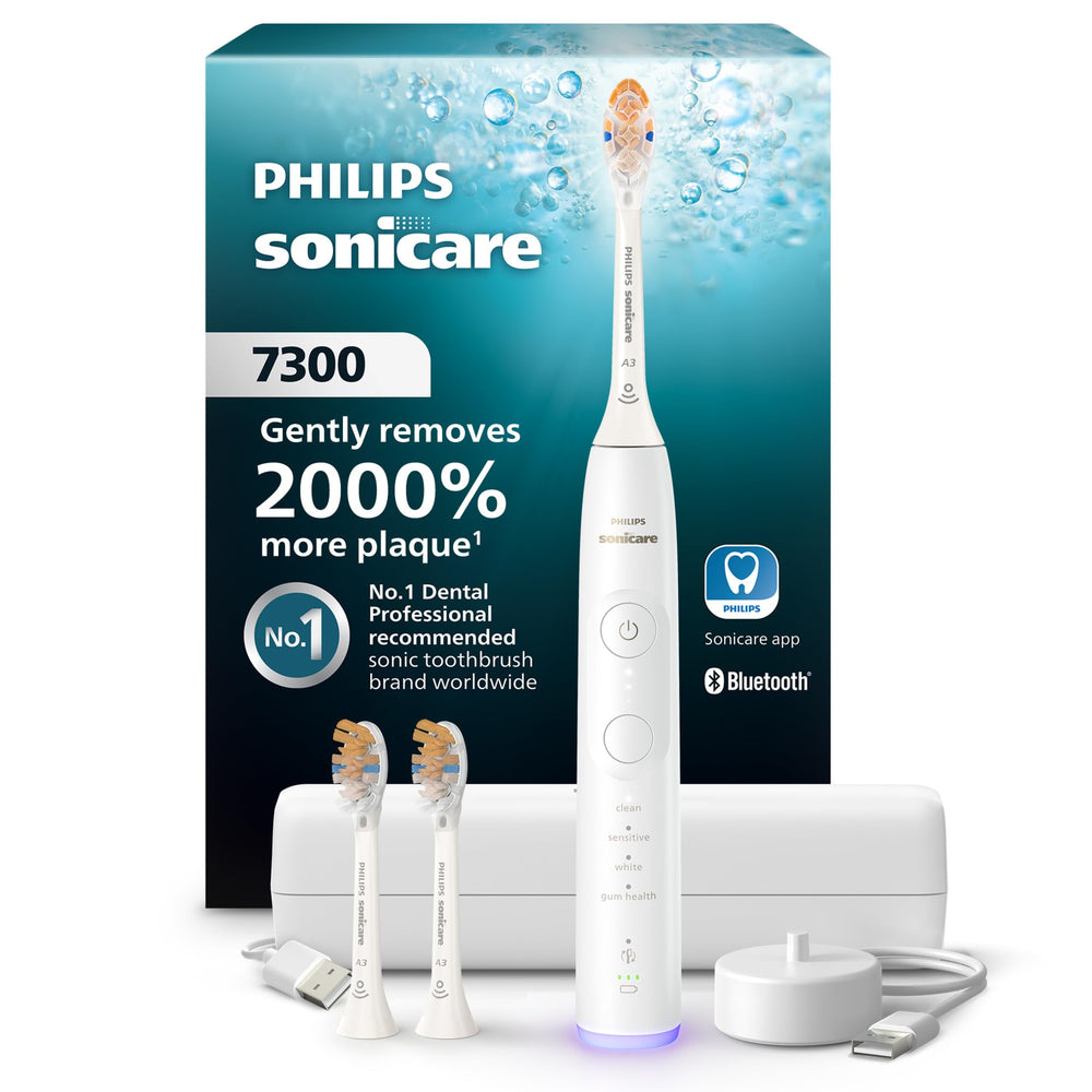 Philips Sonicare 7300 vista frontal mostrando diseño y acabado premium