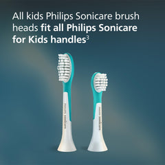 Philips Sonicare cabezal montado en mango, mostrando uso y compatibilidad